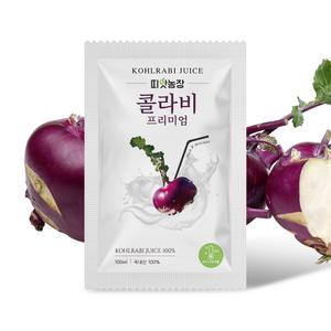 띠앗농장 물없이 60도 저온 추출 제주 콜라비즙 50포/100포