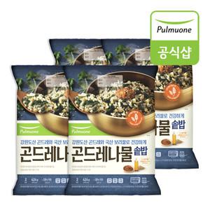 풀무원 곤드레나물과 강된장양념의 곤드레나물솥밥 424g(2인분) x 4봉