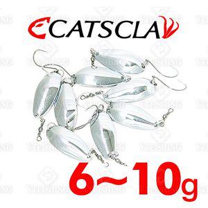 [팜피싱] 캣츠크로우 스푼 싱글훅(실버)/8g
