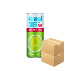 나랑드 사이다 제로 그린애플 245ml x 60캔/음료