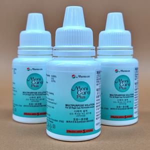 메니콘 메니케어플러스 드림렌즈보존액 하드렌즈보존액 휴대용50ml 3개