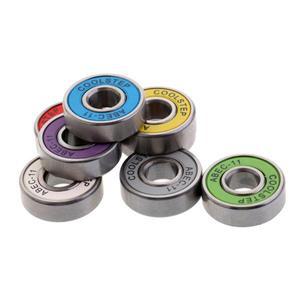 롤러 바퀴 16Pcs 22mm ABEC 11 고속 내마모성 롱 보드 스케이트 스쿠터 인라인 베어링 교체 혼합 색상 세트