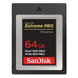 SanDisk Extreme Pro CFexpress Card Type B 64GB 디지털 카메라 CF메모리카드口