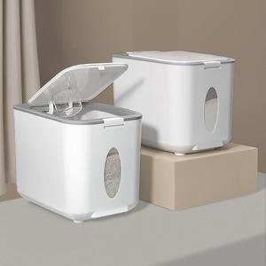레토 원터치 쌀통 14kg 밀폐 쌀보관통 보관함 LAC-R01