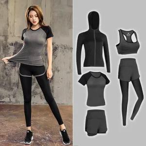 여성 트레이닝 세트 여자 운동복 상의 하의 레깅스 스포츠브라 요가복 필라테스복 헬스복
