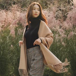 벤디스 여자 남자 커플 목도리 클래식 양면 머플러 W342