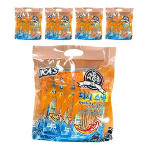 피시스낵 바비큐향 & 스파이시 13g x 120개 술 맥주 안주 쥐포 어포