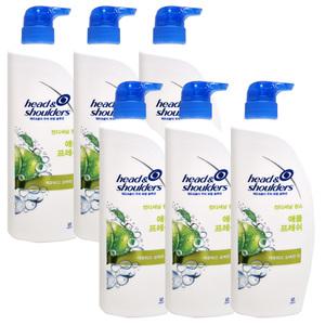 헤드앤숄더 애플프레쉬 두피 트리트먼트 850ml X 6개