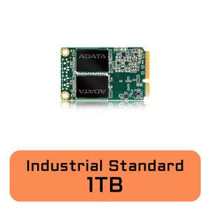 ADATA 산업용SSD 스탠다드 mSATA 1TB TLC IMSS316 대용량 저장공간 CCTV 군사 의료 기기