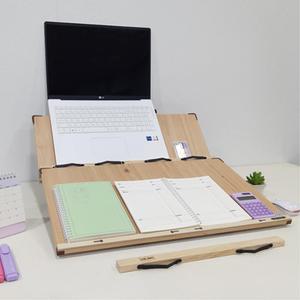 바른자세 수험생용 2단 원목 독서대 60cm 도서관 수능