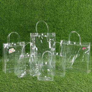 PVC 선물 쇼핑 구디백 세로형3호 답례품 가방 와인 비닐 간식 투명 젤리 포장