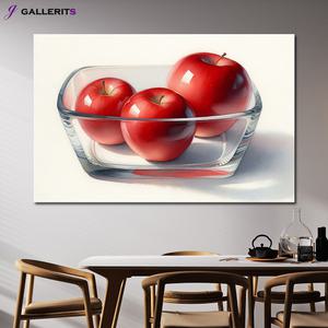 [갤러리츠] 팝아트 사과 그림 액자 현관 거실 인테리어 가게오픈선물