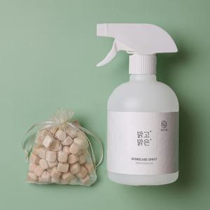 온다숲 맑고맑은 피톤치드 편백수 탈취제 500ml+편백큐브50g 아토피인증 룸스프레이 천연탈취
