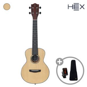 헥스 HU200 PLUS 우쿨렐레 /HEX/콘서트 바디/무광