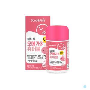 내츄럴플러스 어린이 알티지 오메가3 츄어블 1개월분