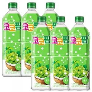 해태제과 코코팜 포도 1L 6개