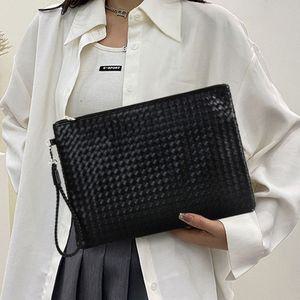 남자 여자 짜임 클러치백 검은색 클러치가방 파우치백