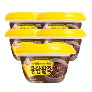 오뚜기 통단팥죽285g x 5개 (용기죽)