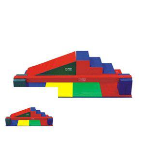MF100 무지개 매트 세트 120 X 240 X 4CM 반품불가상품 신체놀이기구 유아체육교구 특수체육교구