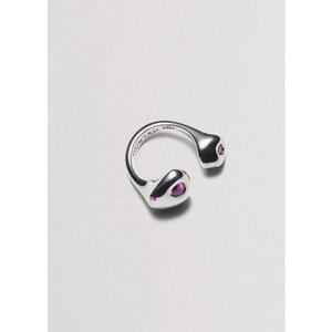 [휴스타드] 10호 HUSTAD 229 Mushroom Ruby  Ring _ 크리스탈  천연 루비 반지