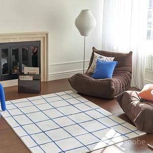 2color Grid rug 미니멀그리드 인테리어 대형 러그