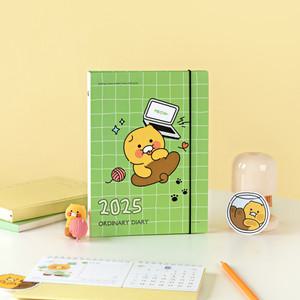 카카오프렌즈 춘식이 오디너리 2025년 A5 바인더 6공 다이어리