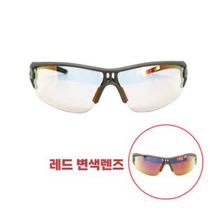 아디다스 A402-6053 이블아이 레드 변색 렌즈 스포츠 선글라스 고글 L사이즈