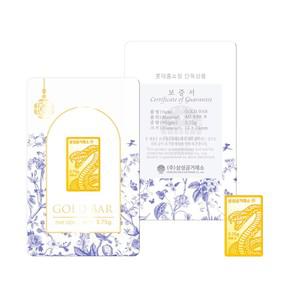 롯데홈쇼핑 단독 뱀 골드바 3.75g