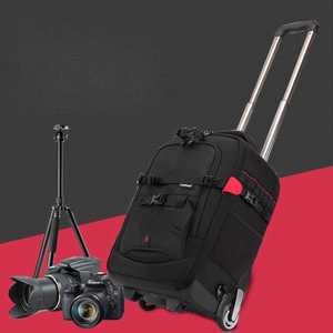 전문가용 카메라 가방  캐리어 배낭식 DSLR 트롤리 케이스