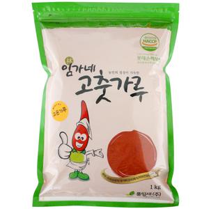 풀잎새 임가네 중국산 고운 고추가루 1Kg 고춧가루 양념용 이강산닷컴