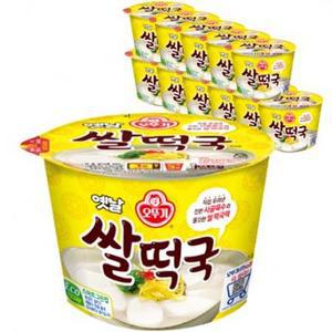 오뚜기 옛날 쌀떡국 용기, 166.6g, 12개 one option