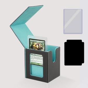 TCG 보드 게임 카드 데크 보관함, 매직 커맨더 데크 박스, mtg 카드 운반 오거나이저 케이스, 트레이딩, 탑