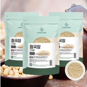 청국장 분말 가루 국산 청국장 바실러스균 콩단백질 식이섬유 발효식품 500g x3팩