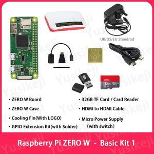 공식 오리지널 라즈베리 파이 제로 W 키트, 개발 512MB SDRAM BCM2835, 4GHz 블루투스 4.1