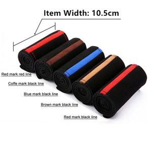 휠커버 스웨이드 소재 자동차 핸들 커버 VW 스코다 쉐보레 포드 닛산 등용 35 37cm