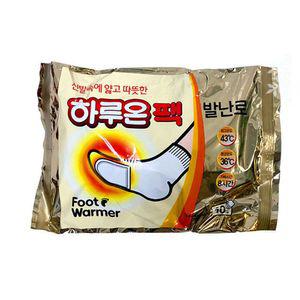 하루 온팻 발난로 핫팩 신발 X5개세트 깔창 2개입 발