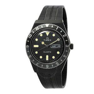 Timex Q Reissue Quartz 블랙 다이얼 남자 시계 쿼츠시계 메탈 손목시계 남성 명품시계 717681