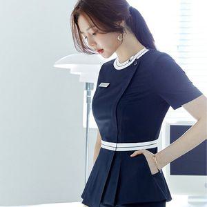 여성 간호사 유니폼 긴팔 치과 병원 정장 여름 반팔 자켓