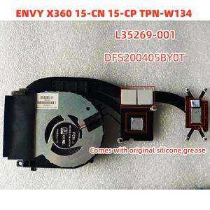 호환 hp 엔비 X360 15-CN 15-CP TPN-W134 CPU 냉각 팬 방열판팬 DFS 포함용 새 쿨러 200405 BY0T L35269-0