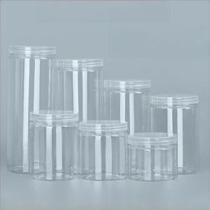 PET원형용기 플라스틱 밀폐 투명 지름 55 65 85mm 소분 식품 포장 10개