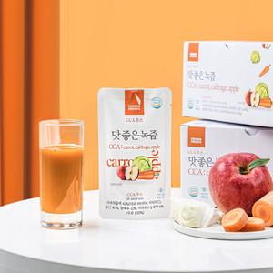 [프로즌프레시] 맛 좋은 녹즙 CCA 주스 120ml 당근/사과/양배추를 하나로 건강한녹즙 그린녹즙 10팩 20팩 30팩 40팩