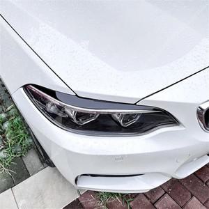 ABS 글로스 헤드라이트 악마 눈썹 눈꺼풀 3D 스티커 BMW F22 F23 F87 2 시리즈 218i 220i 220d M235i M240i