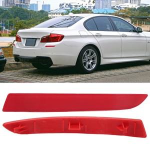 자동차 후면 범퍼 반사판 63147318556 63147318555 빨간색 반사 BMW 5 시리즈 F10 LCI 2012- 적합 1 쌍