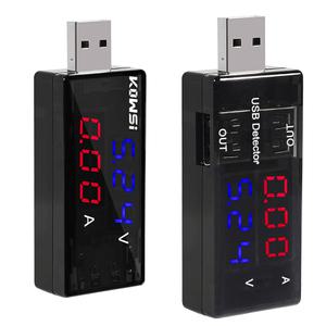 호환 KWS-10VA 듀얼 USB 전류 전압 충전 감지기 테스터 배터리 전압계 견고한 전류계 충전기