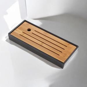 [JHQS9LZV_52C5]네모 다기트레이 차판 (28x12cm) (블랙)