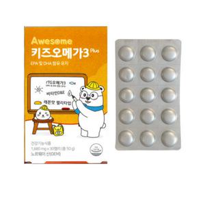 어썸키즈 키즈 오메가3 플러스 1680mg 30개입
