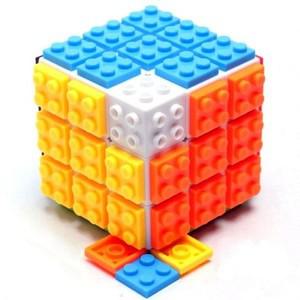 DIY블럭큐브 3x3큐브 린이선물 333큐브 매직큐브 DIY 스피드큐브 333큐브 3x3큐브 DIY블럭퍼즐