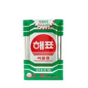 해표 식용유 콩기름 업소용, 18L, 1개