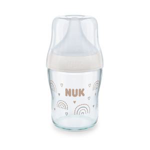 누크 퍼펙트매치 유리젖병 120ml 레인보우 (S젖꼭지포함)