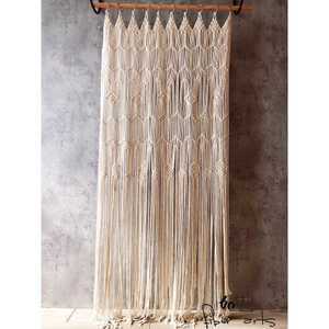 니트수술커튼 셀프 웨딩촬영 스튜디오 배경 소품 장식 B타입 90 x150cm